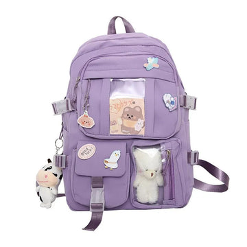 Xajzpa Girls Backpack Cute School Bags For Student Teens Girls Pockets Women Laptop Backpack Harajuku